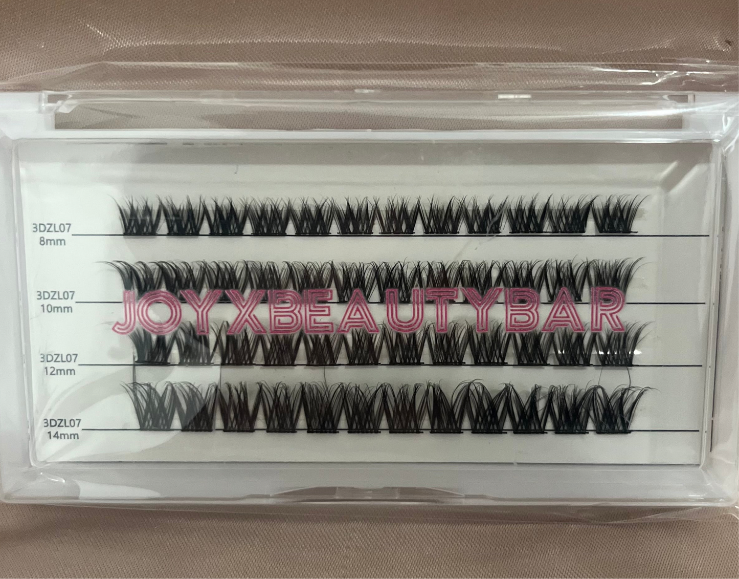 Natural lash clusters